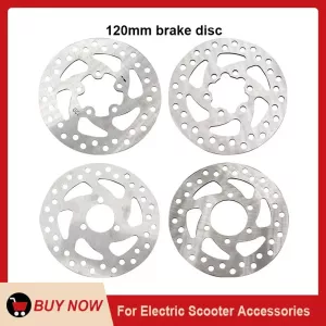 Electric Scooter Cycling Disc Brake Rotor 120mm 3 Hole 6 Hole Brake Rotors with Screws Mounting Hole Spacing 33mm/44mm/48mm