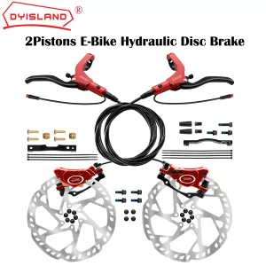 DYISLAND LD200PLUS 2Pistons E-Bike Hydraulic Disc Brake Set 2PIN Power-Off Electric Induction Control System Hydraulic Brake Set