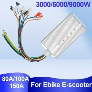 48V 72V 96V 3000W 5000W Brushless Controller 80A 100A 36mos for Electric Bike Tricycle Motorcycle Scooter Square Wave Controller
