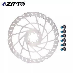 ZTTO Bicycle 220mm Disc Brake Rotor E Bike Motor Hydraulic Brake Rotor 140/160/180/203mm 2.3mm Thick 6 Bolt Stainless Steel