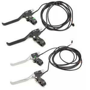 WUXING Lithium Battery Bicycle Power off Brake Lever Electric Bike Brake Power Off System Brake Handle With Cable 1.5M