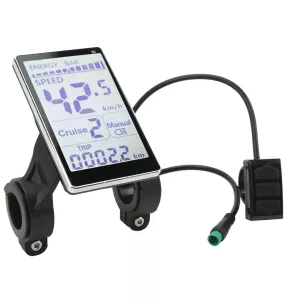 Electric Bike LCD Meter 5 Pin 24V 36V 48V 60V Universal E Scooter M5 LCD Panel Screen for 31.8 22.2mm Handbar