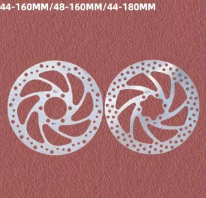 GUSTAVO Mountain E-Bike 2.8mm Disc Brake Rotor Thicken 160mm 180mm Super Rigidity 6 Bolt Installation aperture 44MM /48MM Option