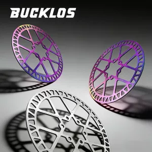 BUCKLOS Bike Brake Disc 160MM Stainless Steel MTB Brake Disc 1.85MM Thick Lightweight Stable Durable Disc Mountain Bike Part