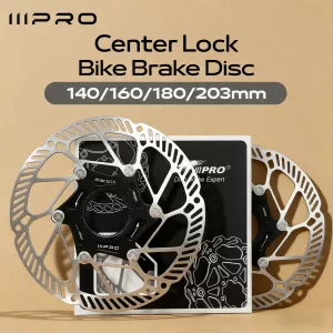 IIIPRO Center Lock Bike Disc Rotor Bicyele Hydraulic Disc Brake Rotors Stainless Steel CNC Laser Cutting Durable Brake Rotor