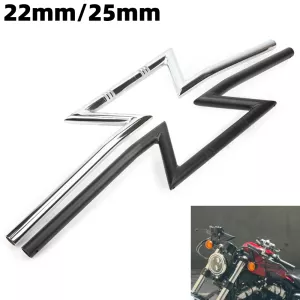 22mm/25mm Motorcycle Handlebar Drag Z Bar Handlebar for Chopper Bobber Sportster Cruiser XL1200 Dyna Softail Retro Motorbikes
