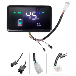 Electric Vehicle LED Display Motorcyce Speedmeter 48-72V Electric Tricycle Electric Bike Digital Instrument Panel Bicycle Parts
