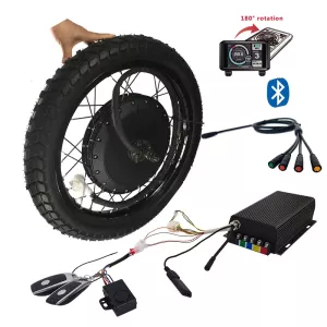 NBpower/QS273 V3 72v 8000W Ebike kit 150mm Dropout Motorcycle Electric Bike Motor Wheel with Waterproof Sabovon Controller UKC1