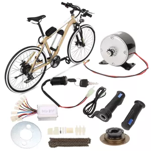 New 9Pcs/Set 250W 24V Electric Bicycle Brush Motor Set E-Bike Conversion 2750rpm Motor Controller Kit Cycling Accessories