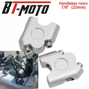 7/8" 22mm Handlebar Risers Fits For YAMAHA 250 MT07 MT09 FZ6 XJ6 XJR1300 Heighten Handle Bar 30mm Height Universal ATV Dirt Bike