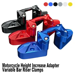 28mm Universal New Motorcycle Height Increase Adapter Variable Bar Riser Clamp For Pulsar NS200 BMW Honda KTM Yamaha Pit Dirt