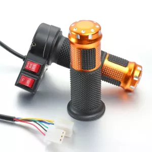 Cable Forward Reverse Handle Throttle Handlebar Grip E-Bike Throttle Grip Speed Control Electric Bike Throttle Grip