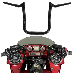 Motorcycles Accessories 12 inch Rise Ape Hanger Handlebar Monkey Bar Compatible for Kawasaki Vulcan 1700 Vaquero VN1700 Voyoger