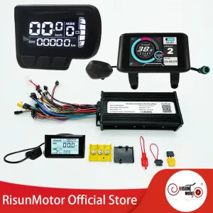 36V/48V/52V 1000W-1200W 35A 1200W-1800W 45A 48V/52V/60V72V 1500W-2800W 45A 3-mode Sine Wave ebike Controller and LCD Display