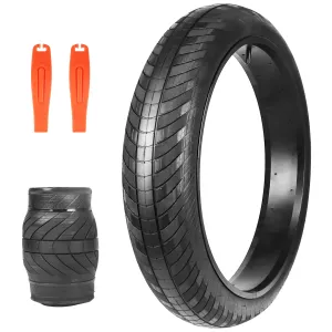 ZUKKA 1 Piece Bike Fat Tire 20/24/26x 3.0 Fat Tire Heavy Duty High-Performance Wear-Resistant E-Bike Mountain Snow Bike Tire