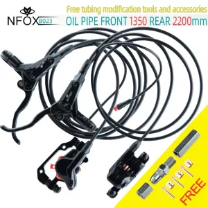 NFOX B023 Electric Bicycle Scooter Oil Disc Hydraulic Brake 160 Accessories 203 E bike 180 Power Off Right 140 GIFT Tool New