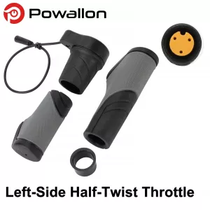 Waterproof Left/Right Hand Half Twist Throttle for Bafang Motors – E‑Bike Throttle Grip with Standard EBike Connector