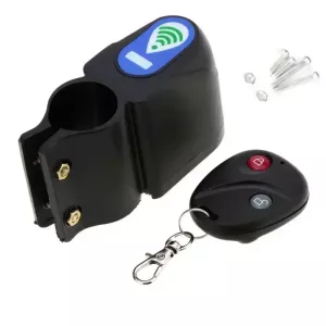 Remote control anti-theft bicycle alarm super loud rainproof anti-theft alarm lock with remote control