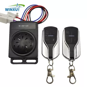 36-72v 125db E-bike Anti-theft Alarm System RF Wireless Remote Universal Smart Anti-Lost for Electric Bicycle Scooter Motorcycle