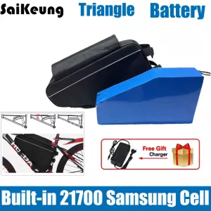 Champ Rider 48V 45AH 50AH Triangle Ebike Battery Electric Bike 52V 21700 Cell 72V 60AH 30ah 35ah40AH 60A BMS Huge Capacity 2000W