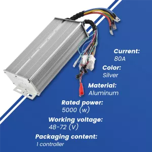 48V-72V 5000W Tricycle FOC Controller, Battery Car, Intelligent Brushless Motor Controller, Electric Car TQ