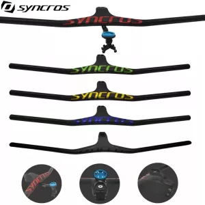 SYNCROS Mtb Handlebars 28.6mm -17 Degree Carbon Integrated Cockpit Handlebar For Mountain Bike 660~800mm Bicycle Parts