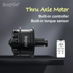 Keyde Thru Axle Motor Rear Hub ebike conversion kit wireless control 36V electric bicycle convert DIY 142mm*12mm 148mm