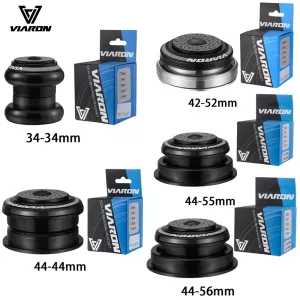 MTB Road Bike Internal Threadless Headset SEMI-INTEGRATED CNC Headset 1 1/8"-1 1/2" Sealed Bearing Straight Tapered Fork Headset