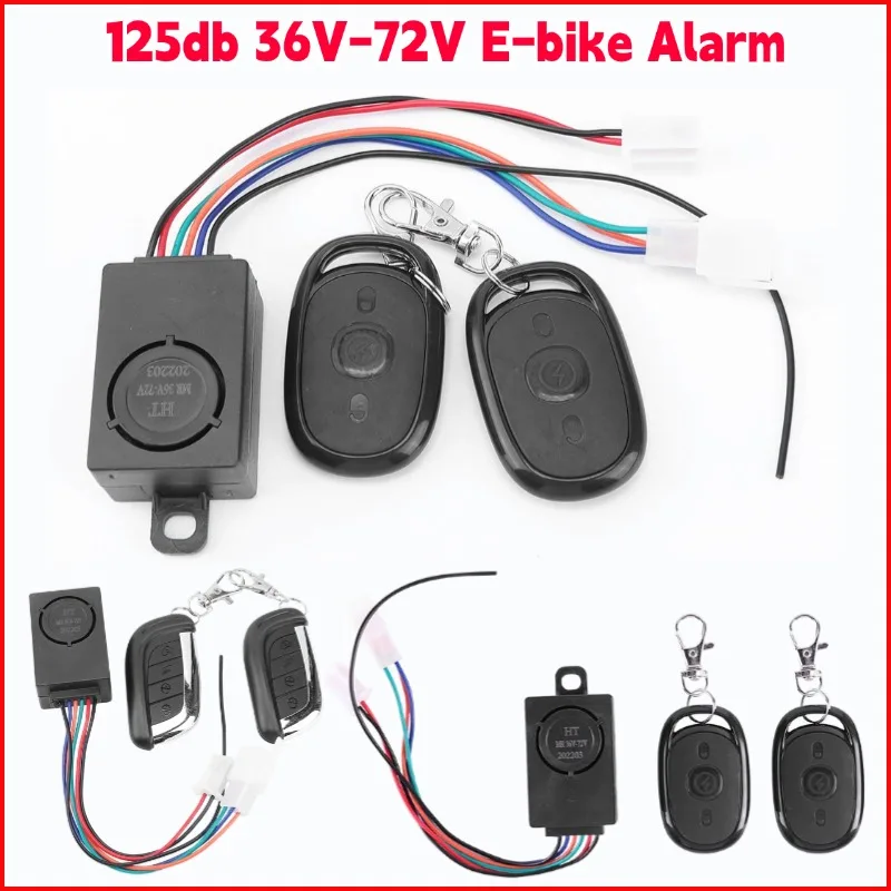 E-bike Security Alarm System With Remote Controls