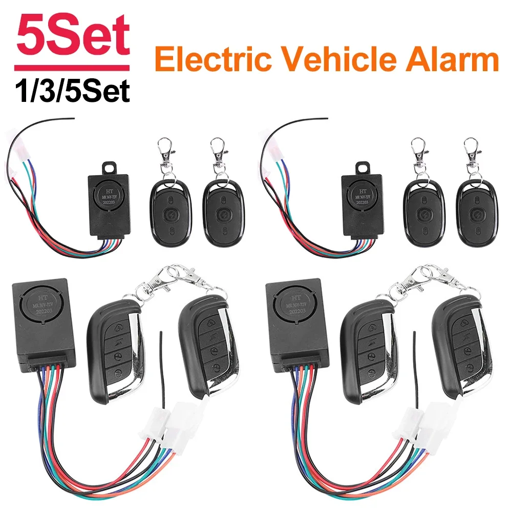 Electric Vehicle Alarm System Components Set
