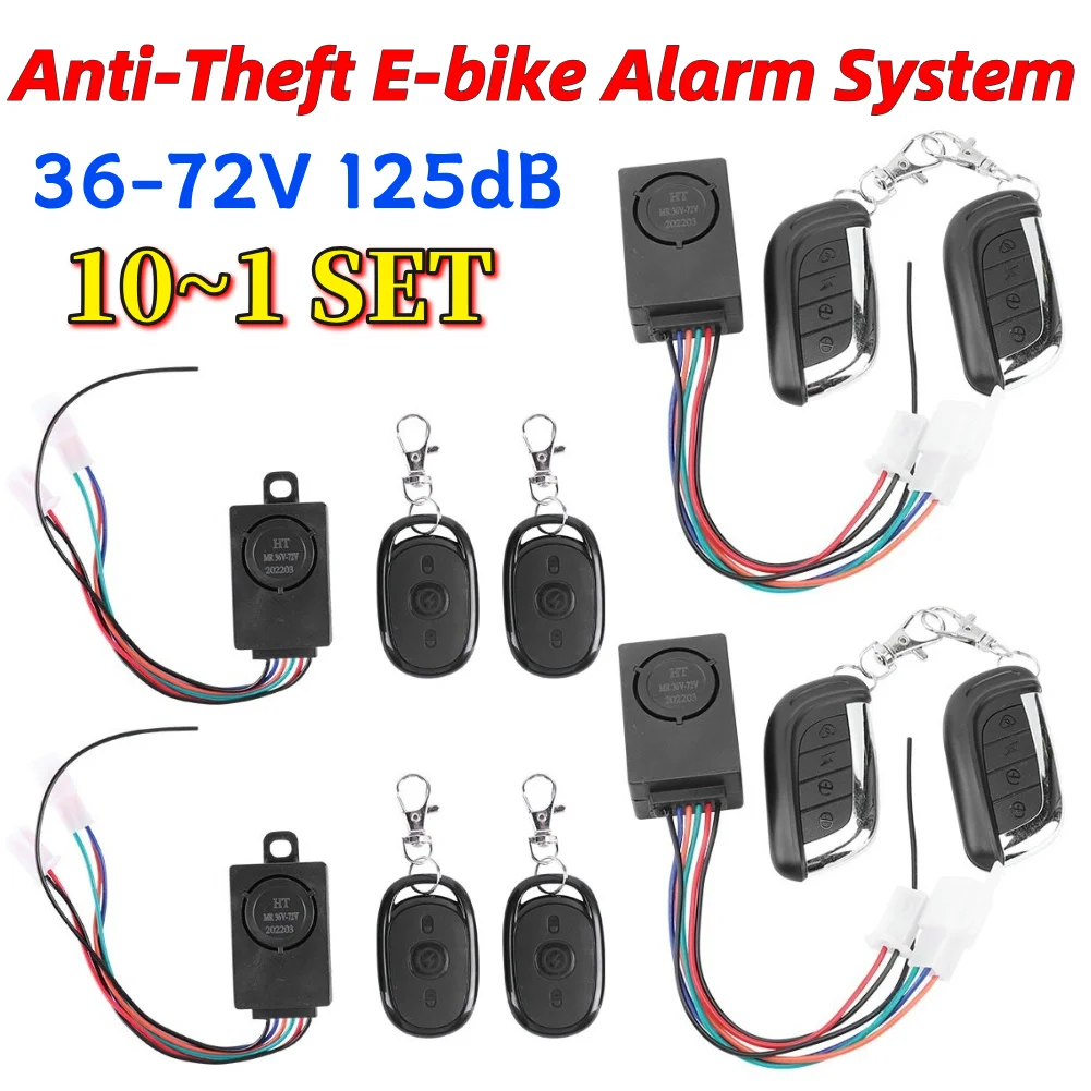 Anti-theft E-bike Alarm System Kit