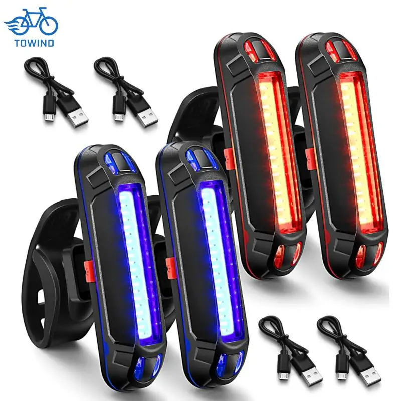 Bicycle Safety Lights With Usb Charging Cables
