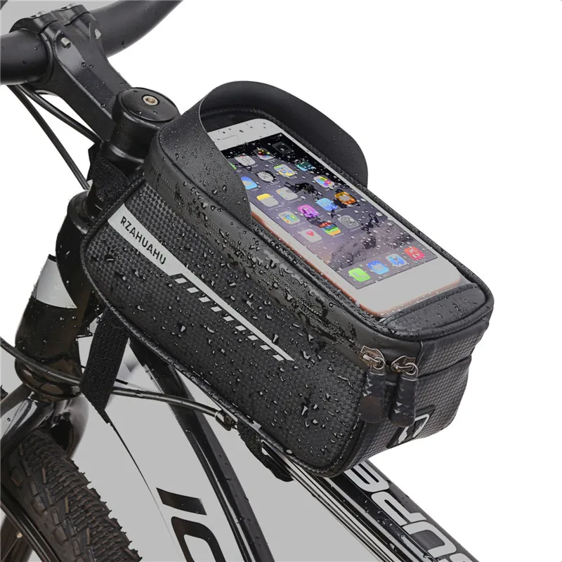 Waterproof Bicycle Frame Bag With Phone Holder