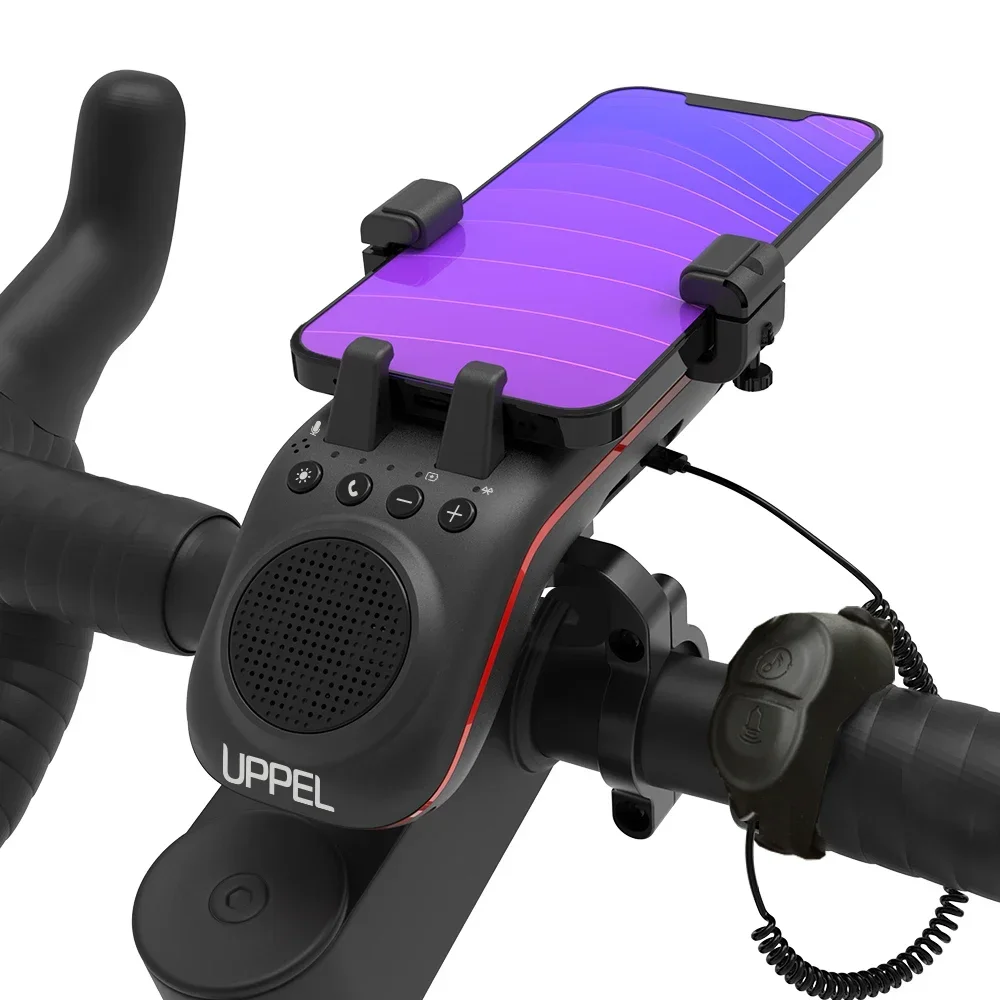 Smartphone Holder With Speaker For Bicycles