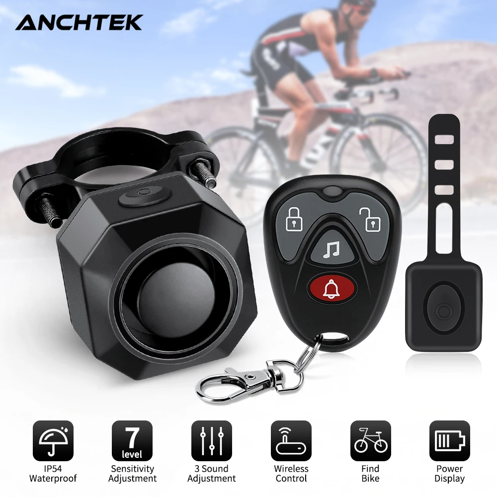 Wireless Bike Alarm System With Remote Control