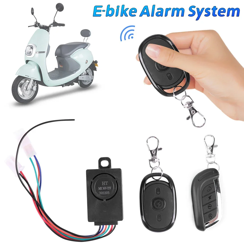 E-bike Alarm System With Remote Control Features