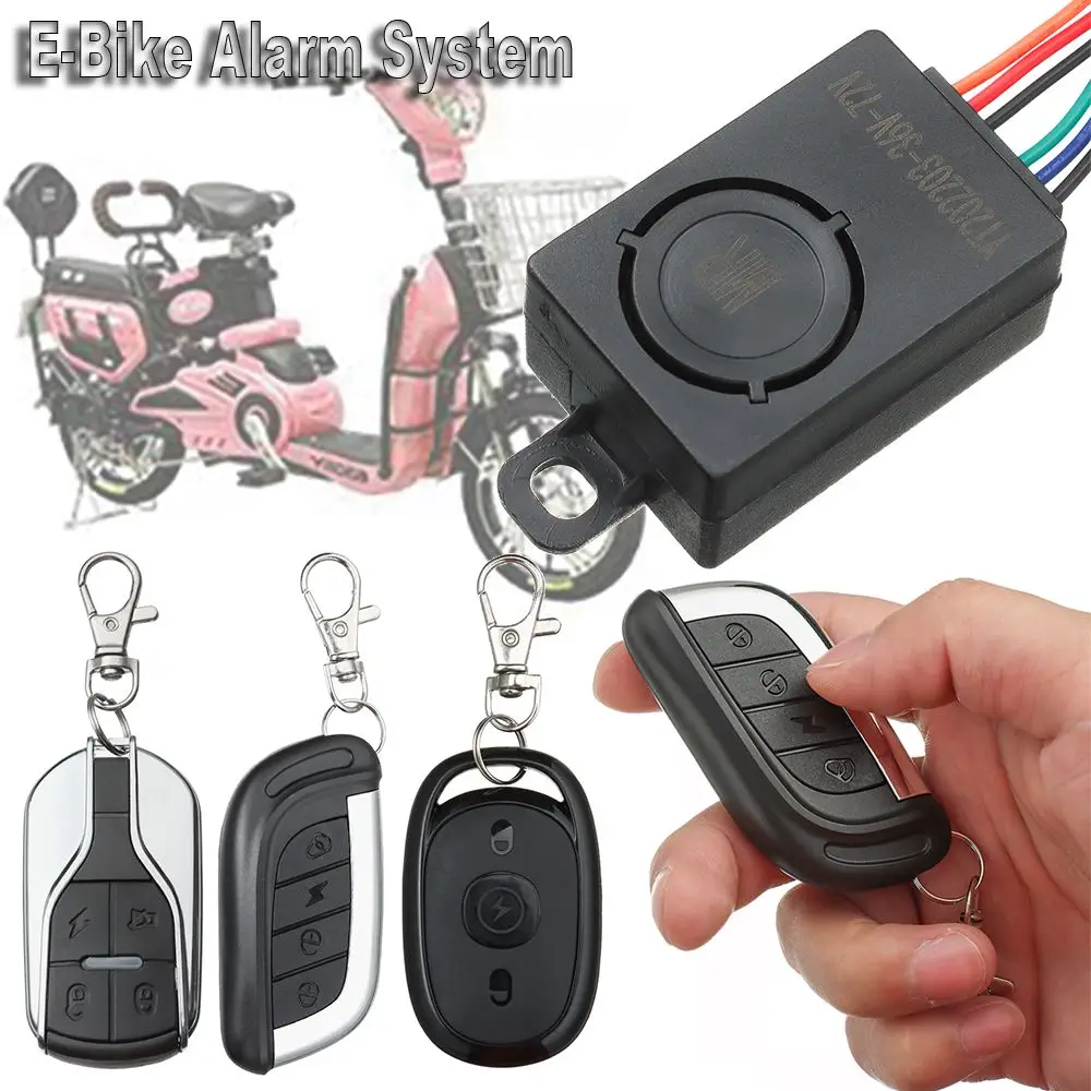 E-bike Alarm System With Remote Controls
