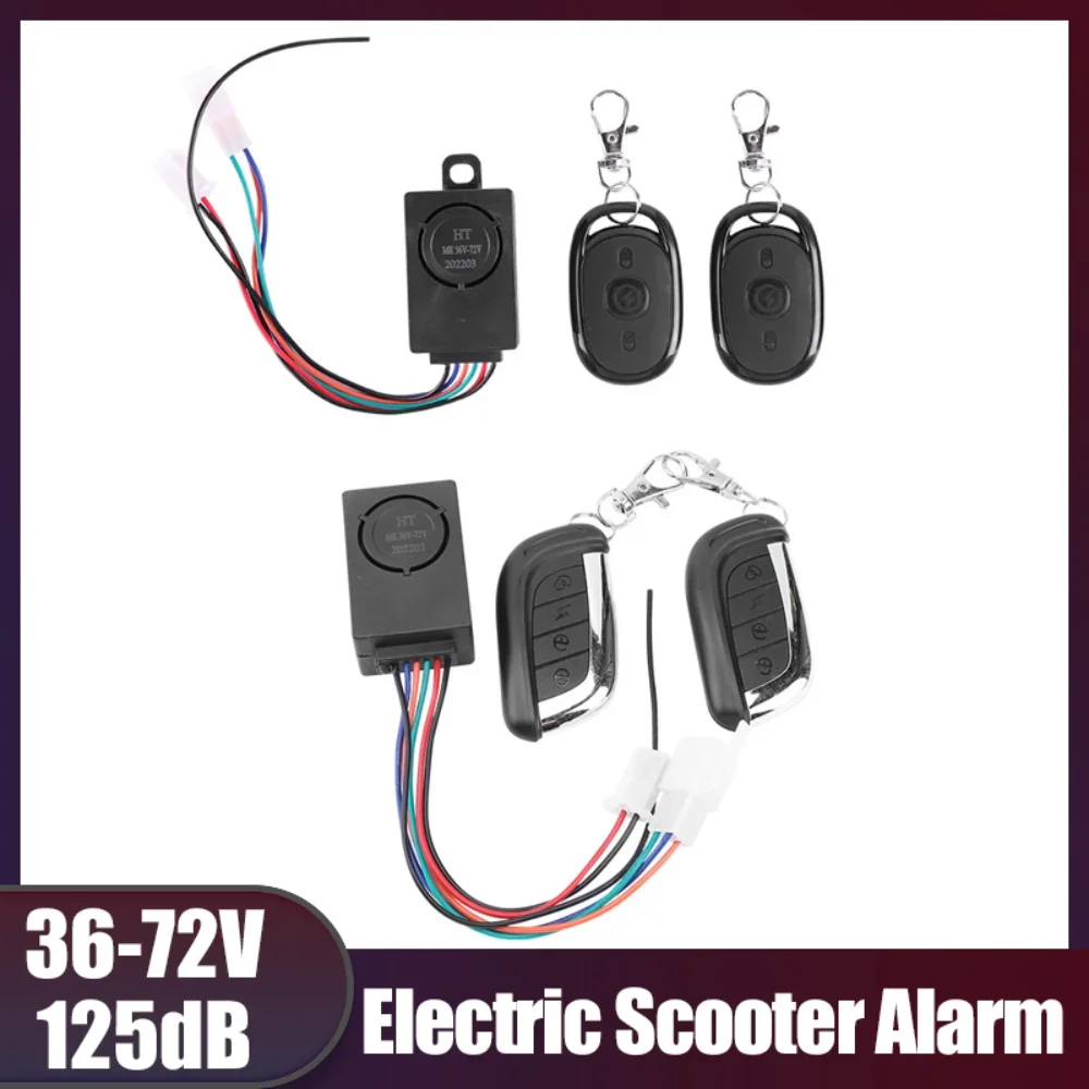 Electric Scooter Alarm System With Remote Controls