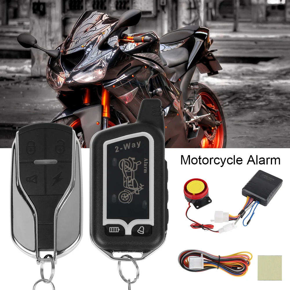 Motorcycle Alarm System And Remote Control