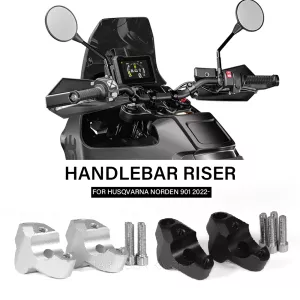 Lift Handlebar 30mm For Husqvarna Norden 901 2022- Husqvarna 901Norden Motorcycle Handlebar Riser Extension Adapter Accessories