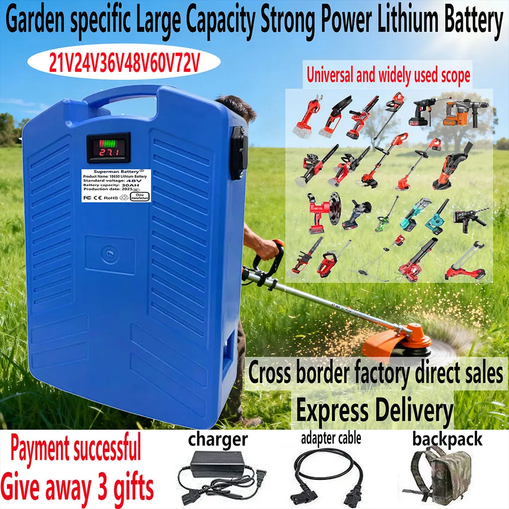 Powerful Lithium Battery For Garden Equipment