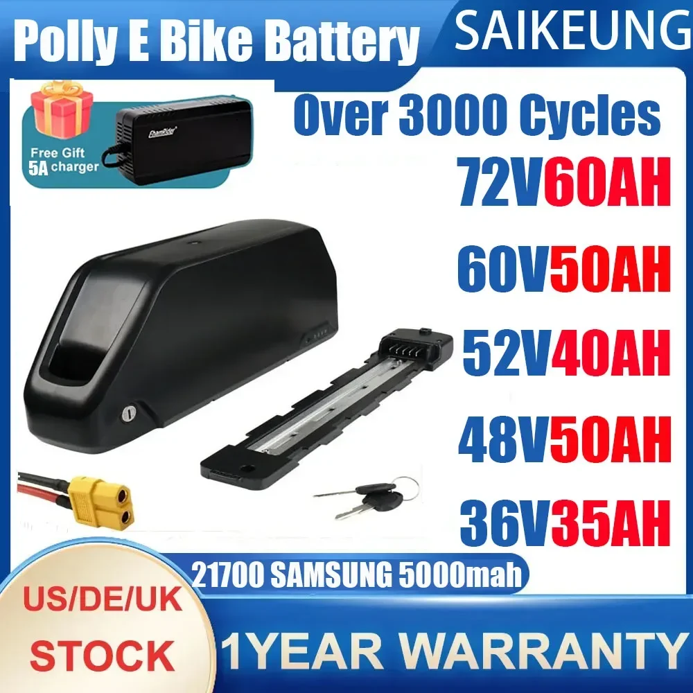 Polly E Bike Battery With Charger And Key