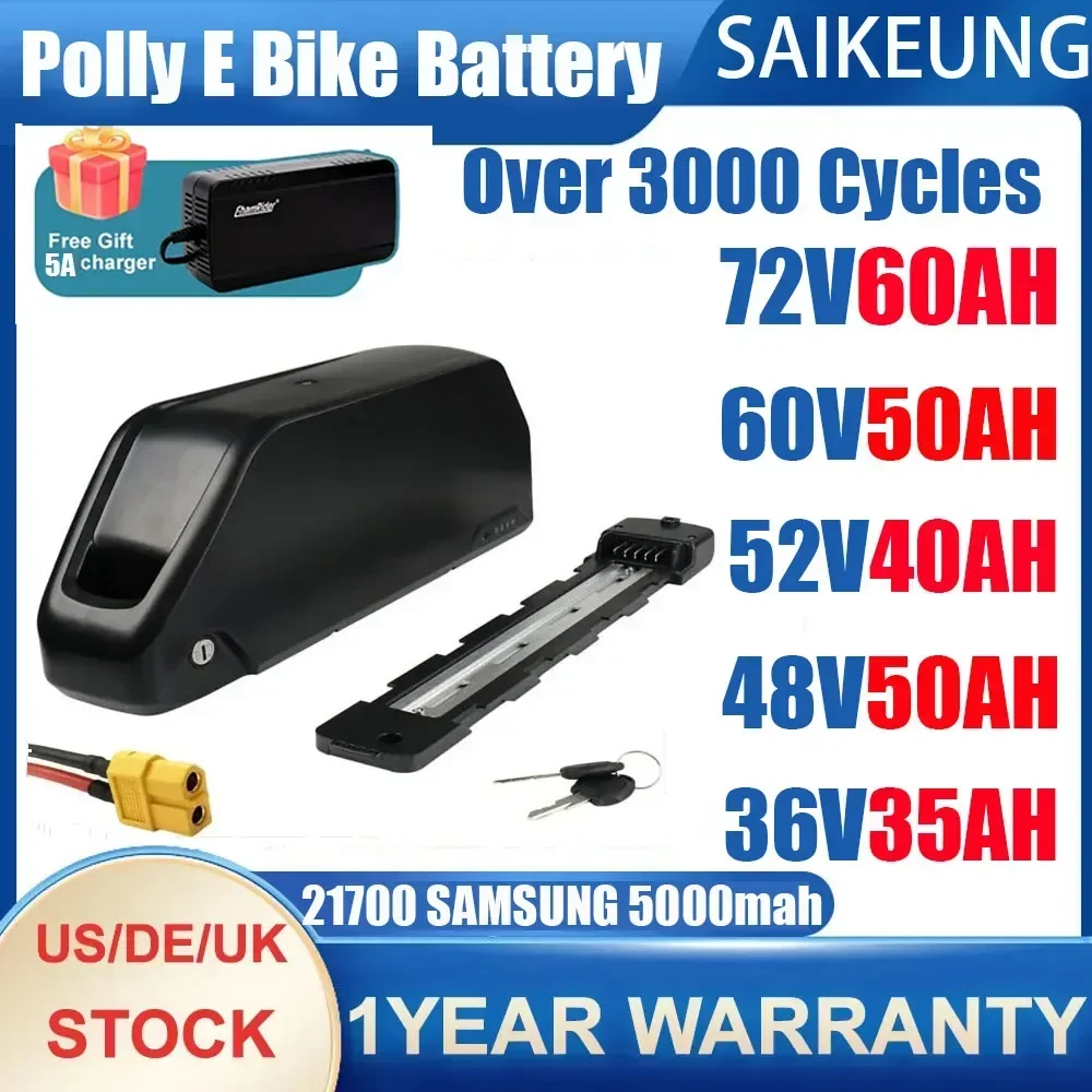 Polly E Bike Battery With Charger Options