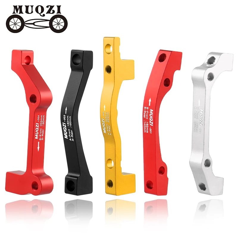 Colorful Bicycle Brake Adapter Components Displayed