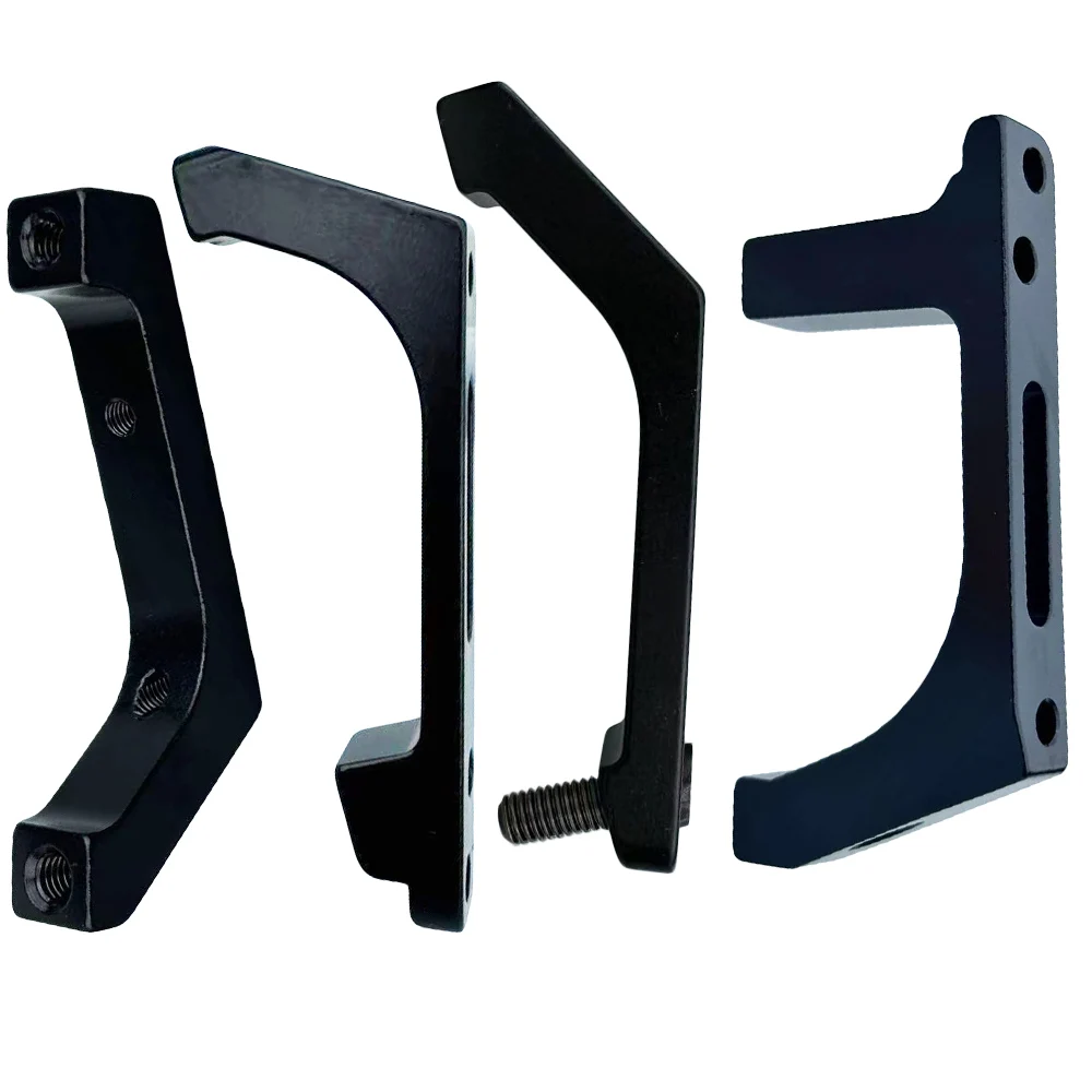 Variety Of Black Metal Brackets And Mounts