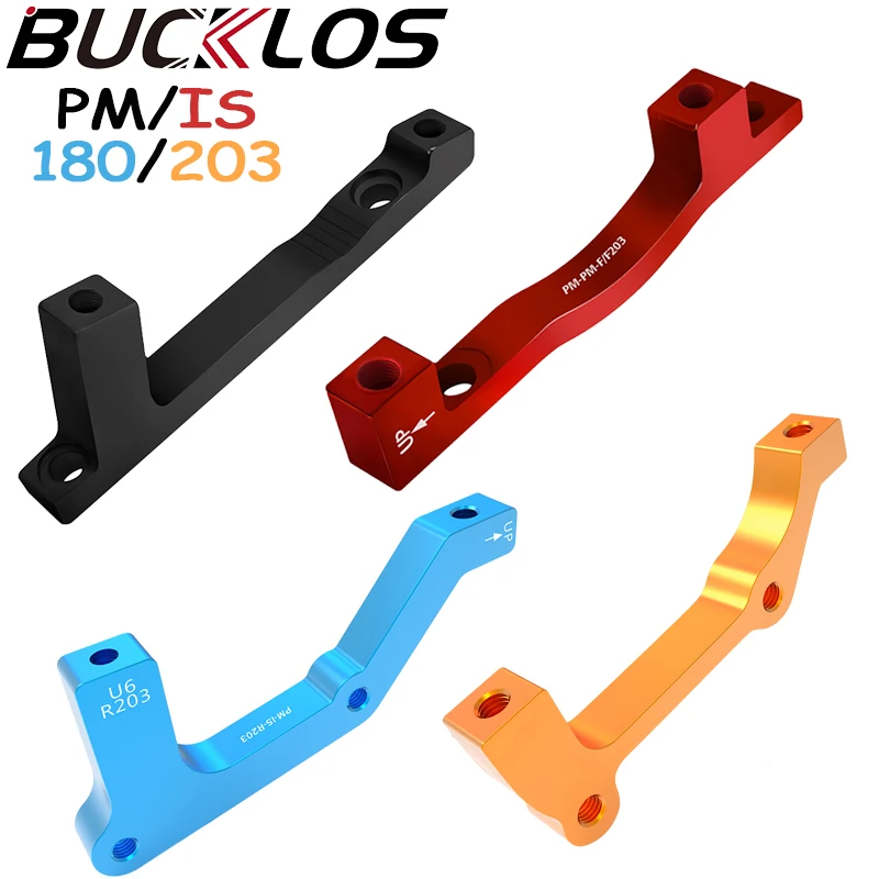 Colorful Bicycle Brake Adapters Displayed Together