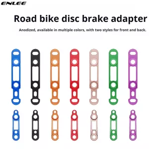 ENLEE Road Bike Disc Brake Converter Ultralight Adapter 140 RPM to 160mm Direct Mount Front and Rear Hydraulic Disc Brakes