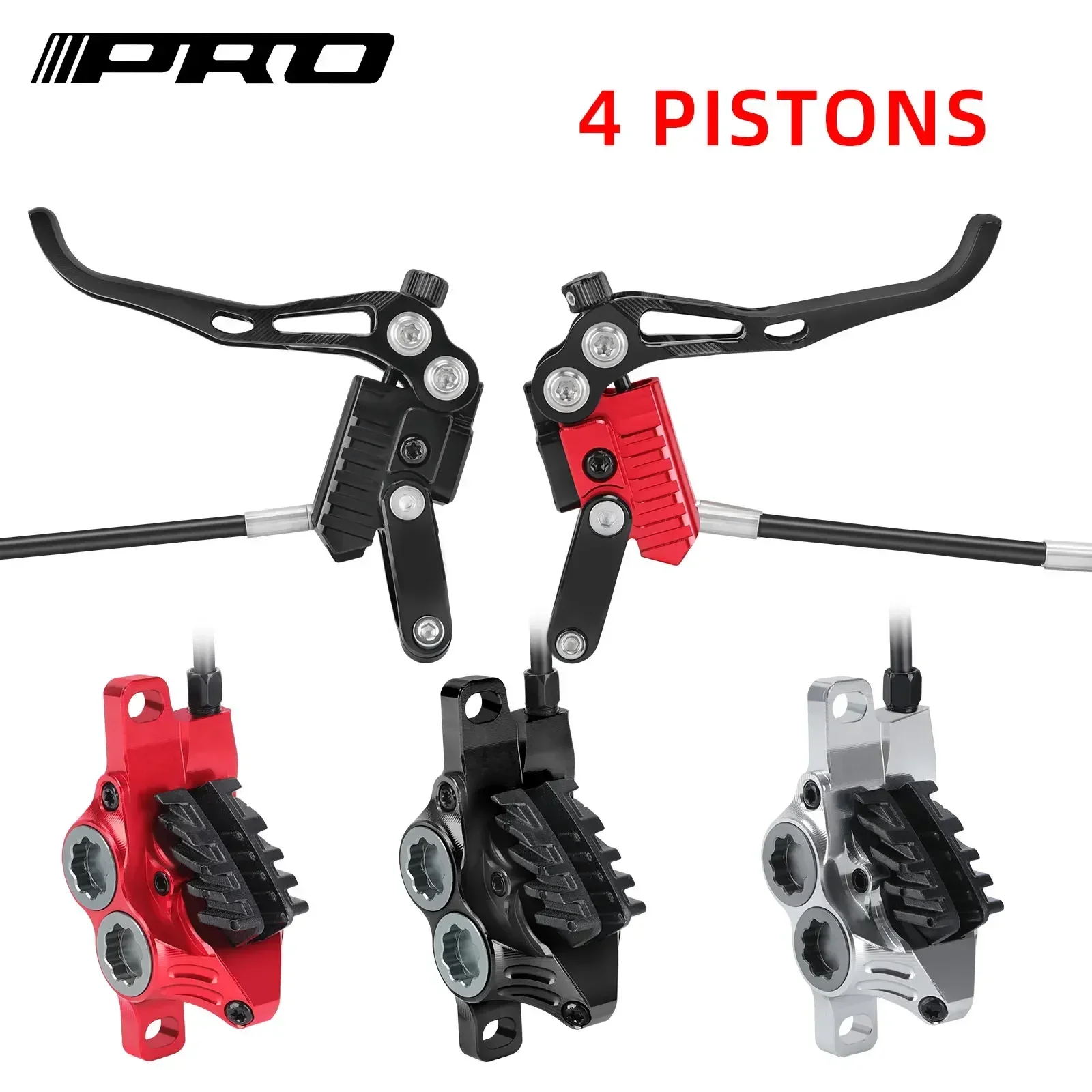 High-performance Four-piston Brake System Components
