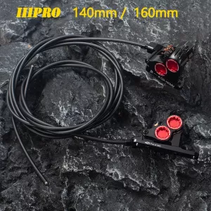 IIIPRO flat mount four-piston caliper,road hydraulic brake caliper, ice technology kepads,CNC lightweight