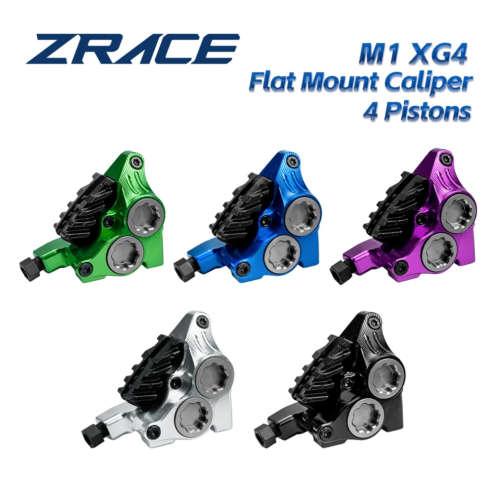 Colorful Four-piston Flat Mount Calipers Display